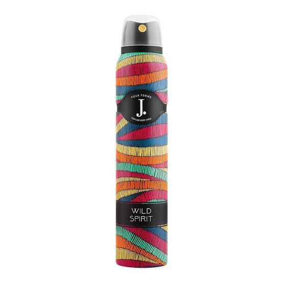 Original J Wild Spirit Body Spray 200ml – Long Lasting Fragrance