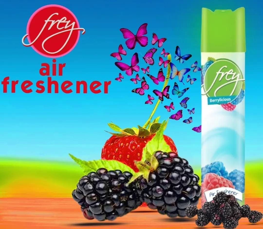 Frey Berrylicious Air Freshener 300ml – Long Lasting Room Freshener Spray