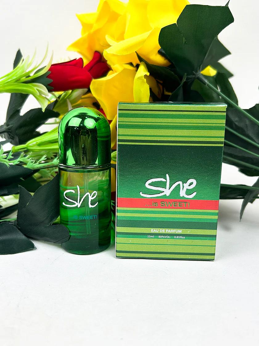 She Sweet Perfume 25ml – Soft, Romantic & Long Lasting Fragrance for Women