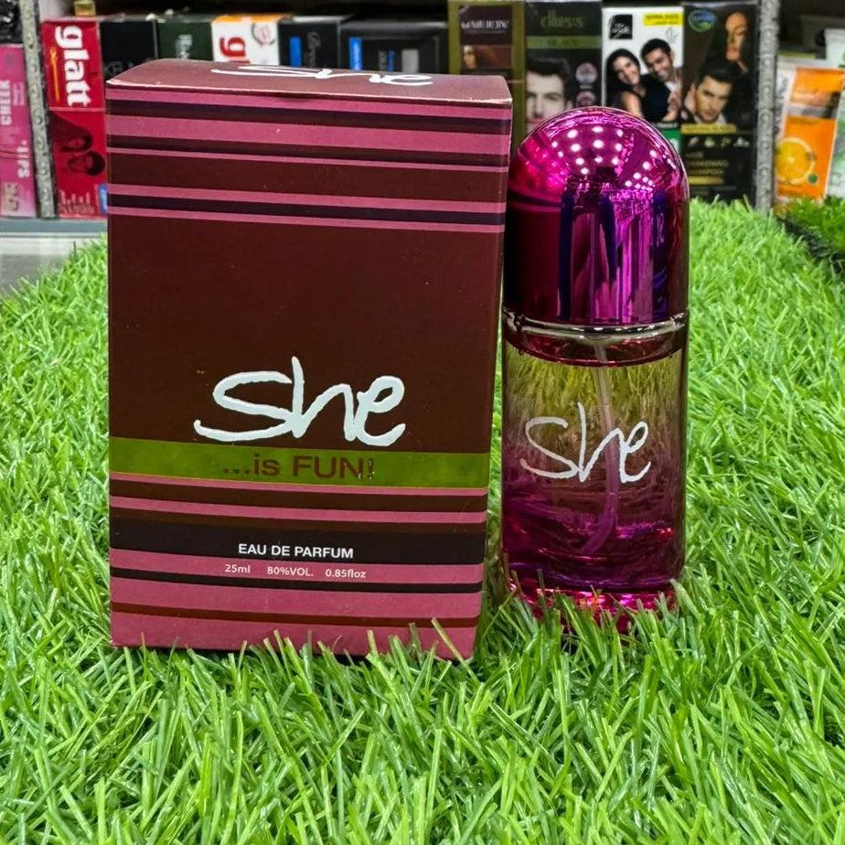 She Fun Perfume 25ml – Fresh, Playful & Long Lasting Fragrance for Women