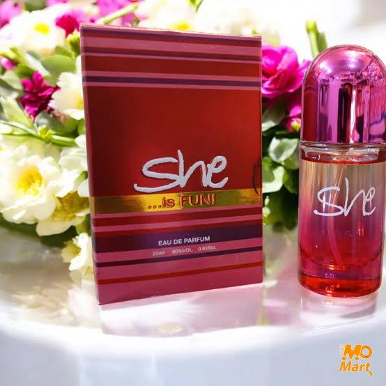 She Fun Perfume 25ml – Fresh, Playful & Long Lasting Fragrance for Women
