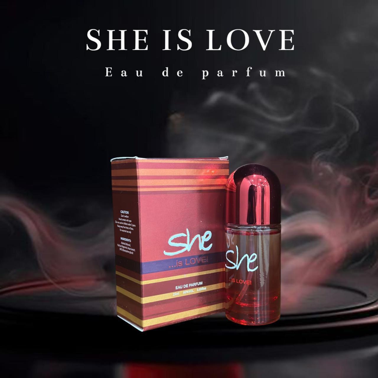 She Love Perfume 25ml – Romantic & Long Lasting Fragrance for Women