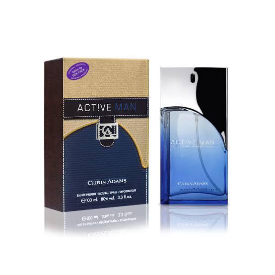 Chris Adams Active Man Men’s Perfume 100ml – Fresh & Long Lasting Fragrance