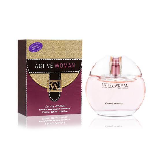 Chris Adams Active Woman Women’s Perfume 100ml – Floral & Long‑Lasting Fragrance