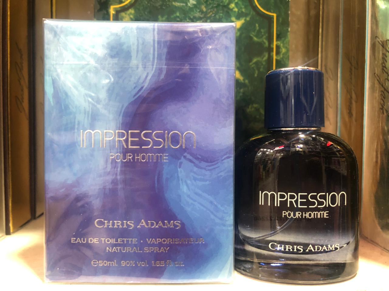 Chris Adams Impression Pour Homme Eau de Toilette for Men – Fresh & Bold 100ml