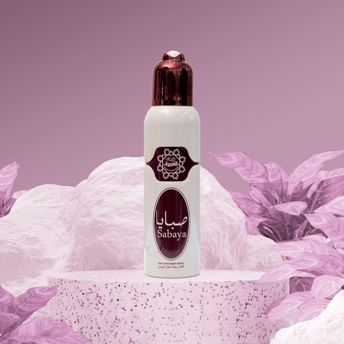 Al Arabia Gas Free Sabaya Body Spray 120ml – Sweet Floral Long Lasting Perfume Spray for Men & Women