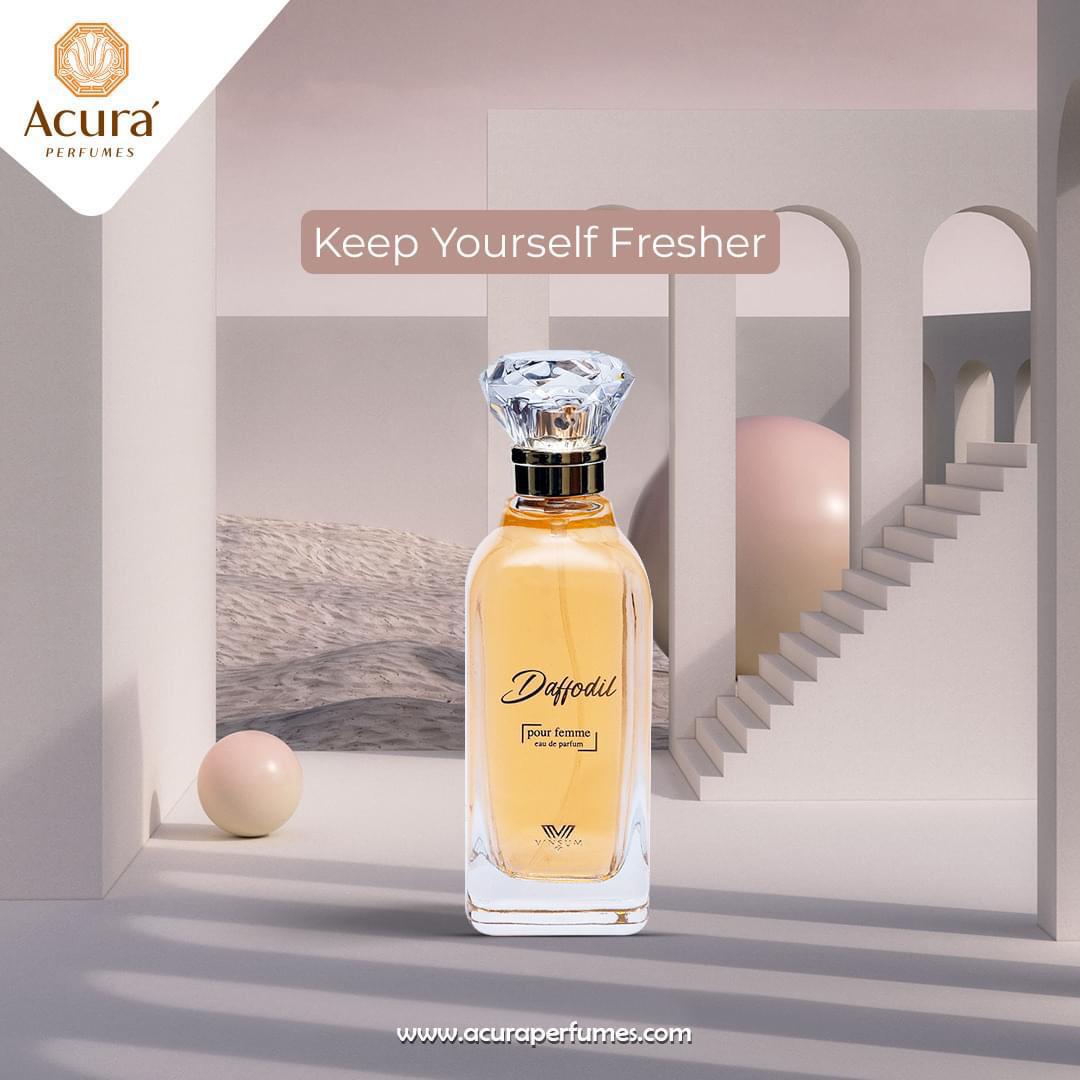 Vinsum Daffodil Perfume for Women 100ml | Long Lasting Floral & Fresh Fragrance | Original Eau de Parfum