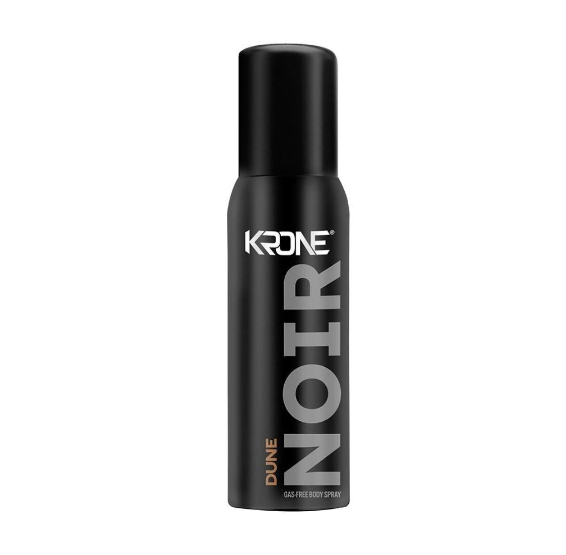 Krone Noir Dune Body Spray 120ml – Fresh Woody Long Lasting Perfume Spray for Men & Women