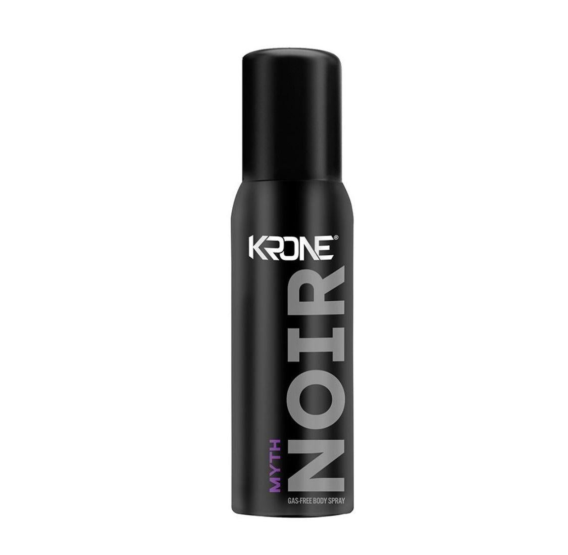 Krone Noir Myth Body Spray 120ml – Fresh Woody Long Lasting Perfume Spray for Men & Women