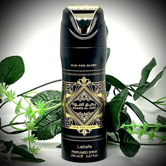 "Lattafa Badee Al Oud 200ml – Signature Body Spray for Men & Women"