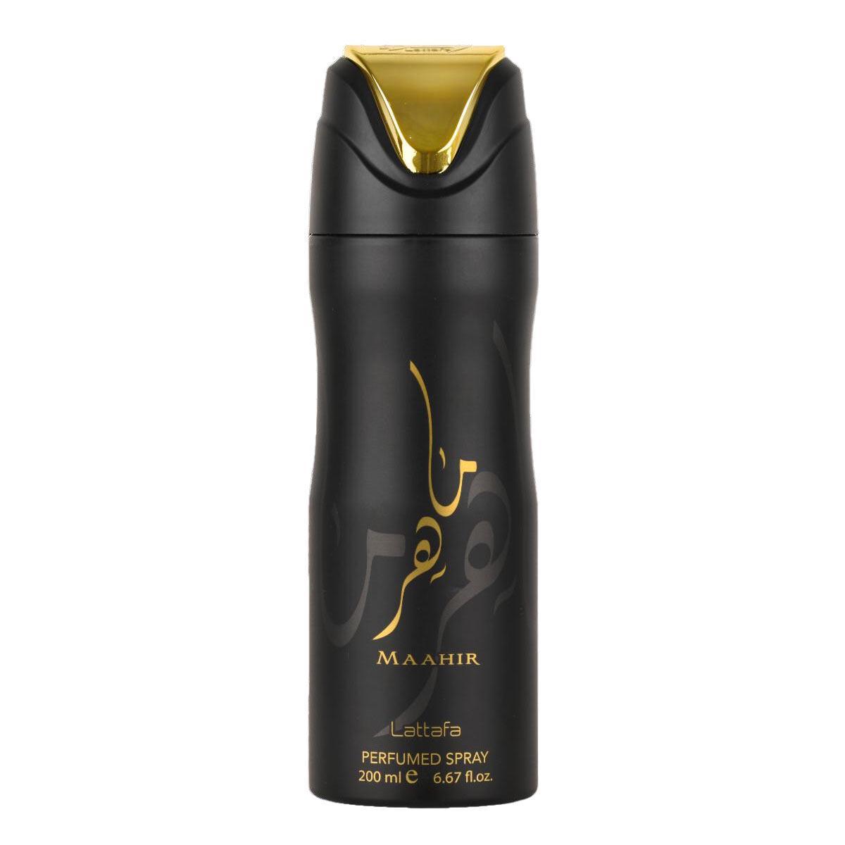 Lattafa Maahir Body Spray 200ml – Long Lasting Premium Fragrance for Men & Women