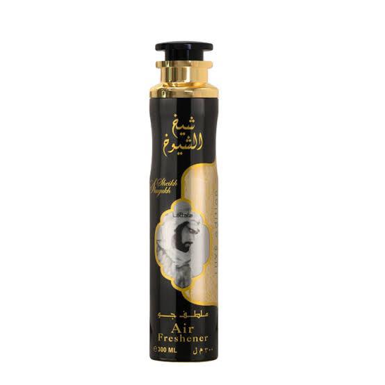Sheikh Al Shuyukh Luxe Edition Air Freshener 300ml by Lattafa – Long Lasting Luxury Room Spray