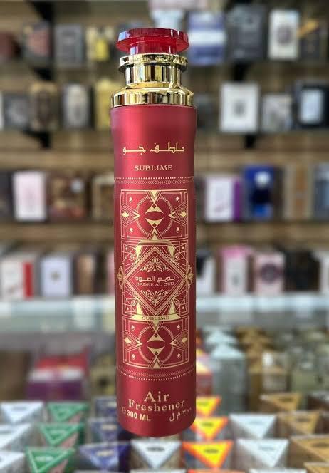 Lattafa Air Freshener Bade’e Al Oud Sublime 300ml – Premium Long Lasting Room Spray