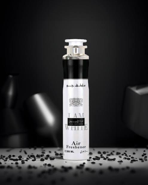 Lattafa Air Freshener I AM White Ana Abiyedh 300ml – Premium Long Lasting Spray