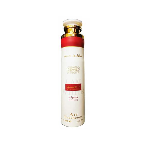Lattafa Air Freshener I AM White Ana Abiyedh Rouge 300ml – Premium Long Lasting Spray