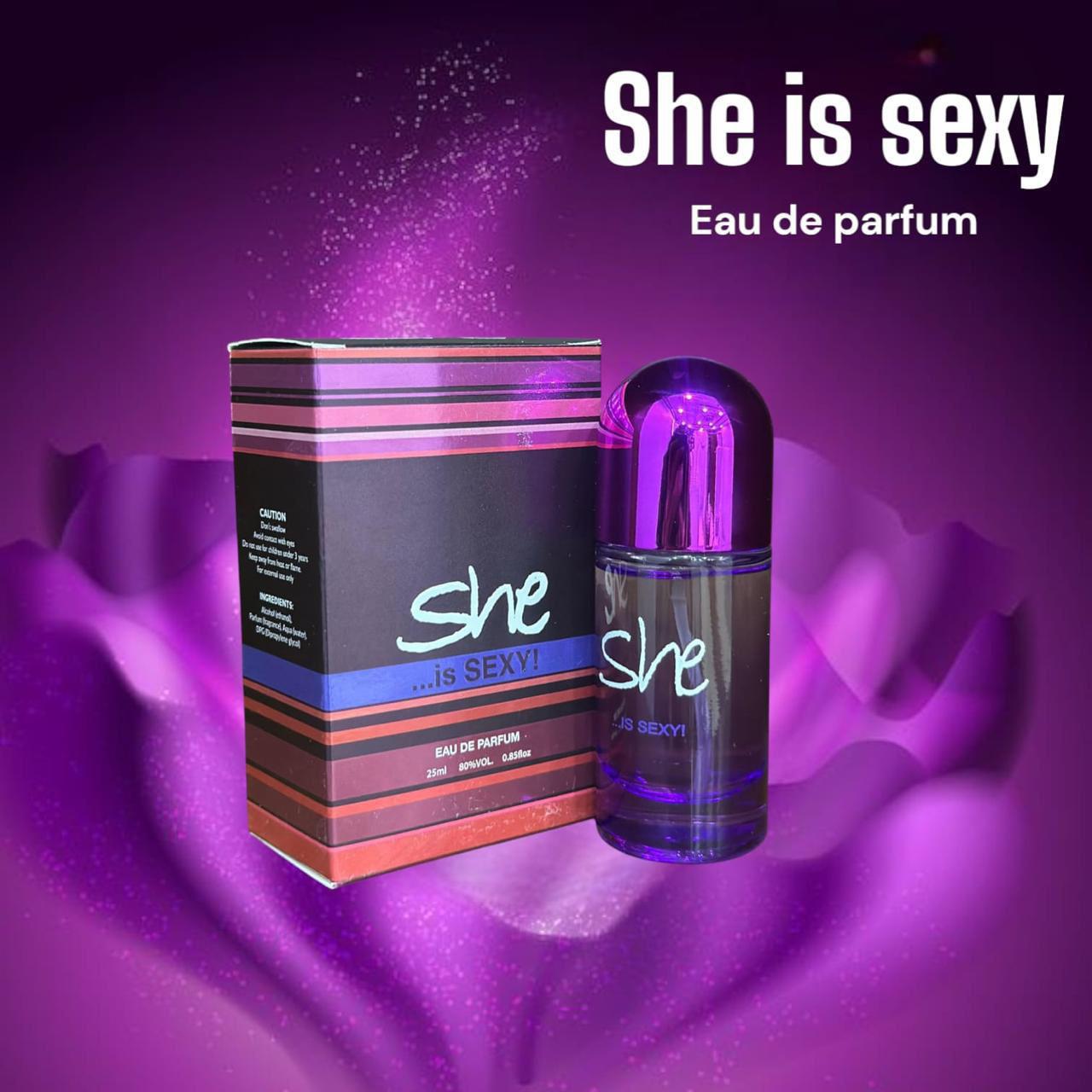 She Sexy Perfume 25ml – Long Lasting Seductive Fragrance for Women