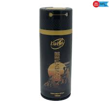 Lucky Adventure Body Spray 150ml – Fresh Spicy Long Lasting Perfume Spray for Men